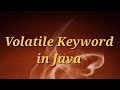 Volatile Keyword In Java 🔥 @javasip-official #Volatile #keyword #java java