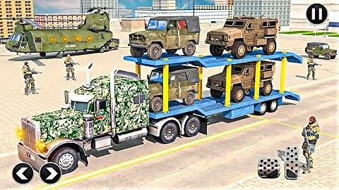 US Army Vachile Transporter Truck : Military Games #Gameplay #04