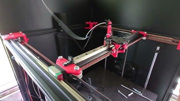 Vzbot (kind of) build. Testrunning the motionsystem.