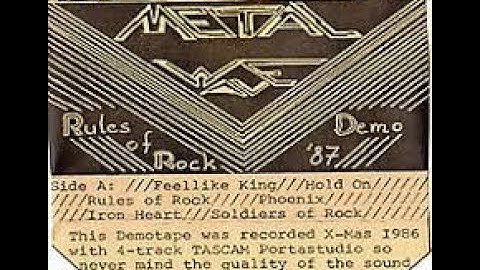 Thunderbolt (Ger)- Feel Like King  - Rules fo Rock (Demo Tape) 1987