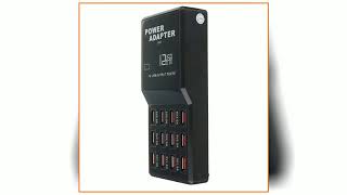 12 Usb Charging Ports Usb Ac Power Adapter Dc5V Us Plug