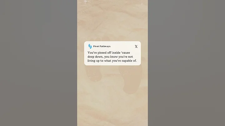 Stop Wasting Your Potential!