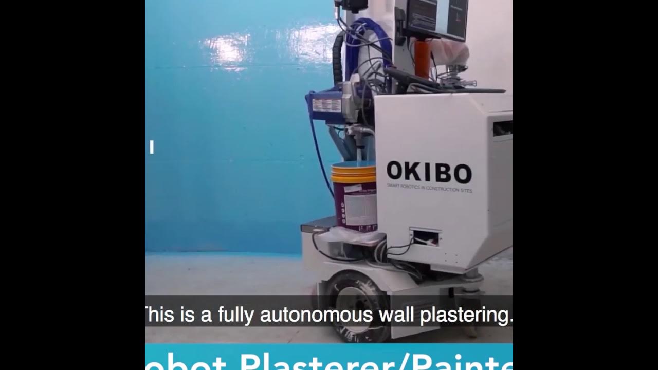A.I. Robot can Autonomously Plaster, Render and Paint YouTube