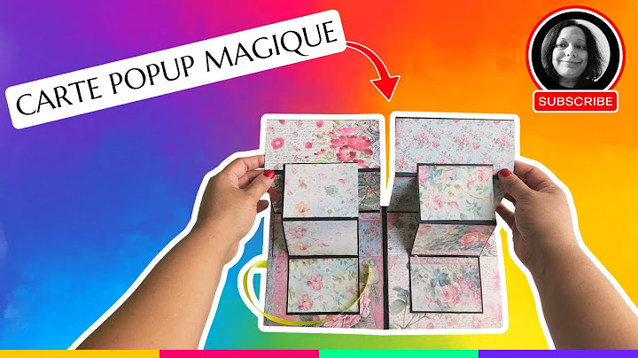 Découvrez comment créer une carte pop-up Magique et fascinante !