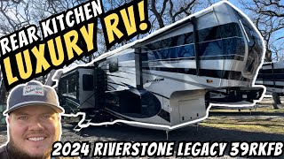 2024 Riverstone Legacy 39RKFB | Luxury Rear Kitchen RV!