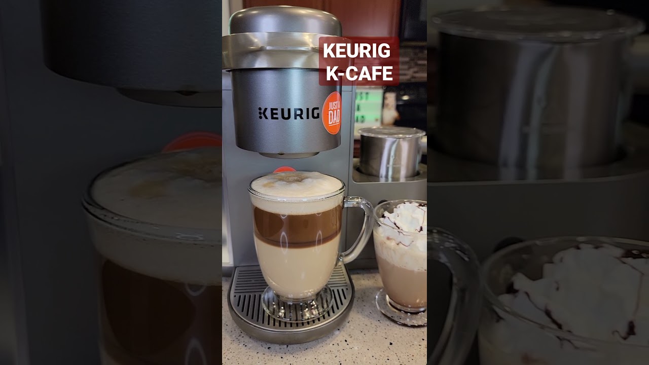 KEURIG K-CAFE Latte Cappuccino Espresso Coffee Maker K84 Nickel 