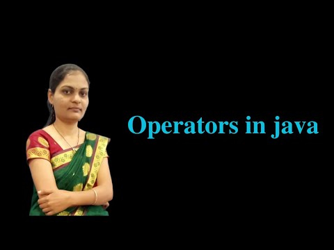Operators in Java | which are the operators  in java |Complete java course | placement java course