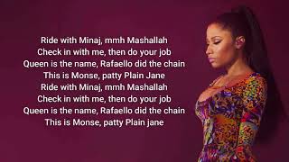 Plain Jane - Nicki Minaj Rap Part