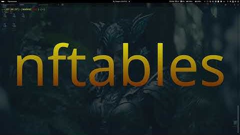 nftables часть 1 - Надо было с чего-то начать).