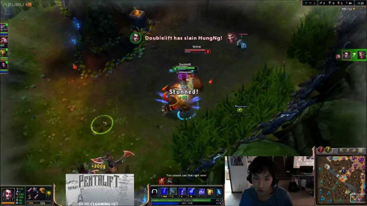high elo aram CLG Doubelift Vayne ADC with Aphromoo Alistar Support vs Leona and Draven