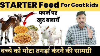 Best starter feed for Baby goats बकरी के बच्चे को क्या खिलाना चाहिए Baby Goat Starter Feed