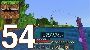 Minecraft: Pocket Edition Part 54 - Gameplay Walkthrough - Fishing (Android,iOS)