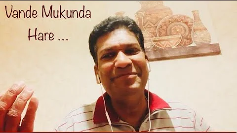 Vande Mukunda Hare By Raghu Menon