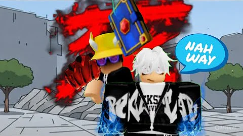 Pretending to be afk with death counter in the strongest battleground 