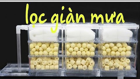 Lọc tràn kết hợp giàn mưa phần 1