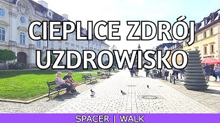 Cieplice Zdrój  - Poland, walk in Cieplice Jelenia Góra | 4K