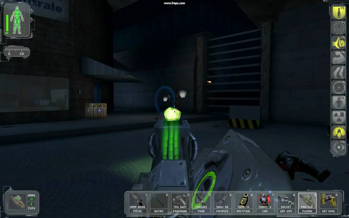 Deusex Rifle DeusEx Aggressive defence system augmentation in action - YouTube