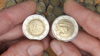 1500€ 2 euro, collectable coins. Rare!