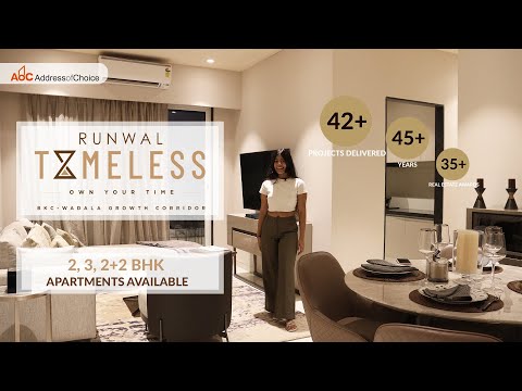 Runwal Timeless Project Walkthrough - 2, 3, 4 BHK Apartments Wadala East Mumbai - 2 BHK Sample Flat