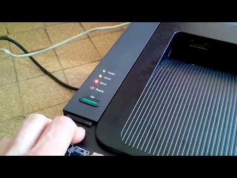 Brother printer HL-2130 Toner reset | FunnyCat.TV