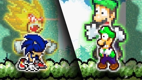 fleetway super sonic transformation test / sprite animation