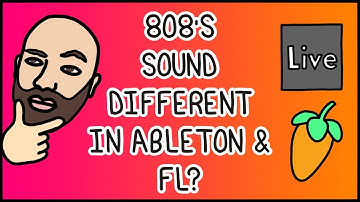 808s sound different in FL Studio and Ableton Live? 🤔🤨