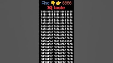 find the odd number 6666 #braingame #bitcoin #butifyoucloseyoureyes #trader #wordpuzzlegame #backtra