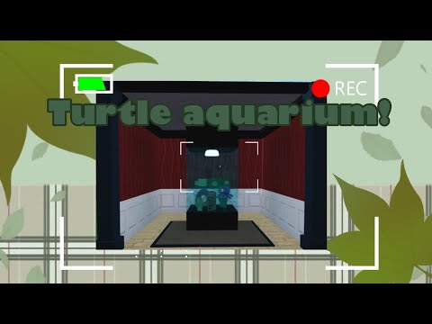 HOW TO MAKE A TURTLE AQUARIUM! BLOXBURG - YouTube