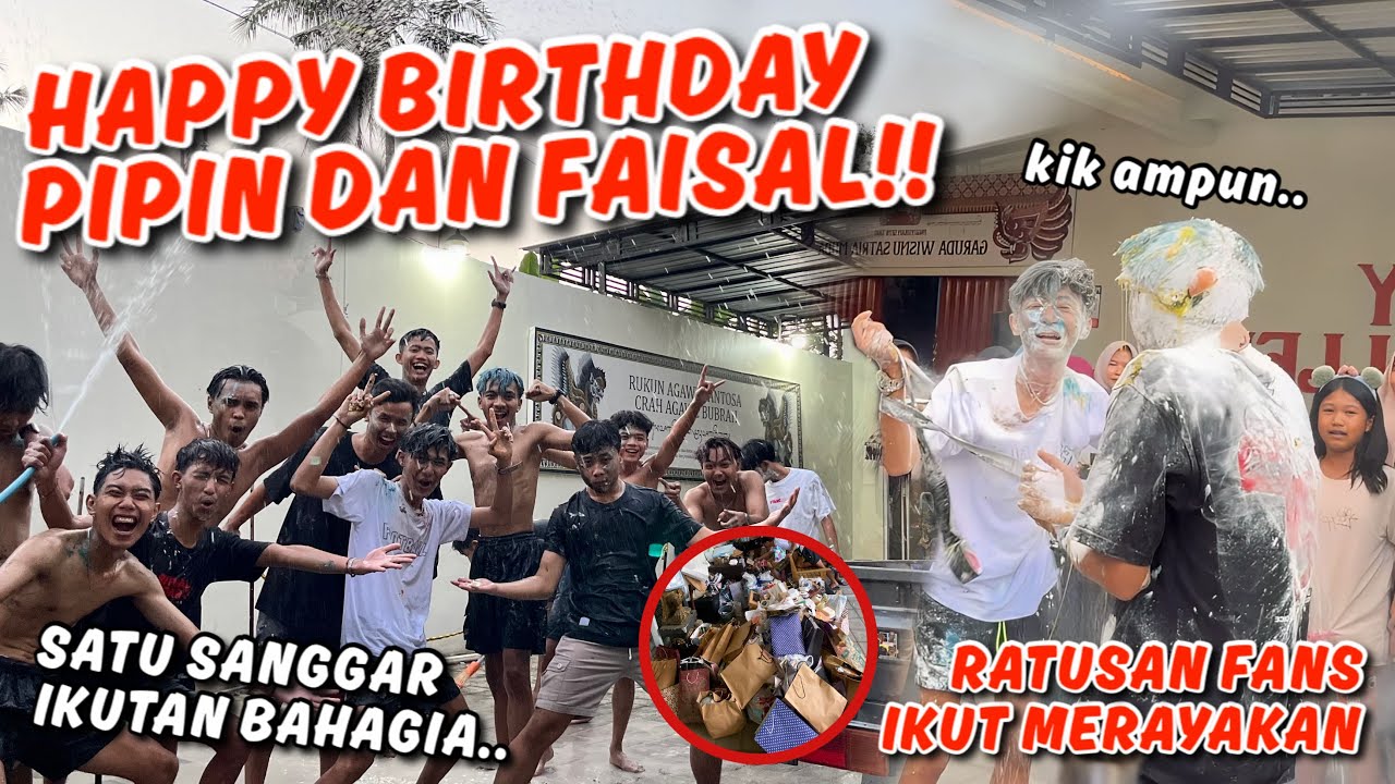 SPESIAL HARI ULANG TAHUN FAISAL DAN PIPIN !! Ribuan Fans Yang Datang.