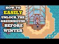 How To EASILY Unlock The Greenhouse Before Your First Winter | Stardew Valley Tips And Tricks