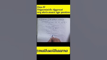if one zero of the quadratic polynomial kx²+3x+k is 2 then find the value of k| #shorts #shortsfeed