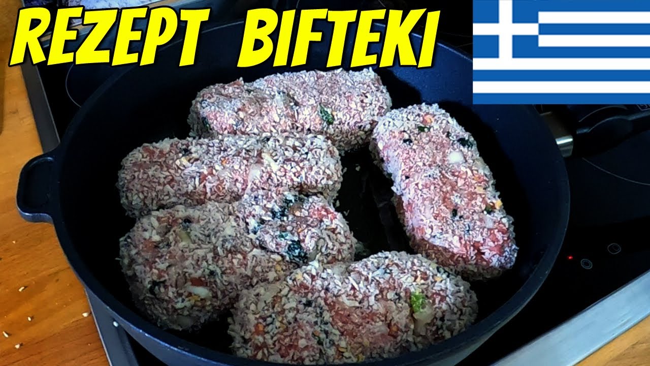 Rezept: BIFTEKI mit SCHAFSKÄSE & TSATSIKI (einfach schnell & lecker) 🤤🧡