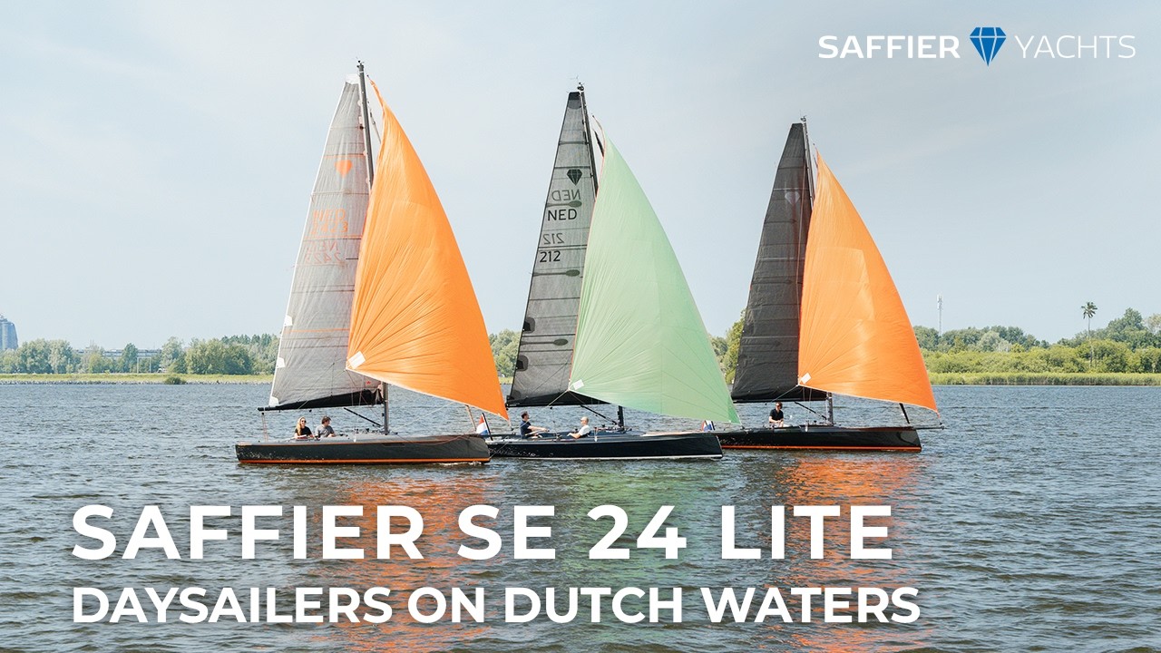 ⁣Three times the fun | Saffier SE 24 Lite daysailers on Dutch waters | Saffier Yachts