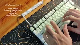 Akko Rosewood (stock) Typing Sound | Idobao ID80 v1
