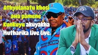 Athyolanatu khosi awa Kunkuyu ndi Mutharika pomwe ayankhana nkhani za dzulo zija live live