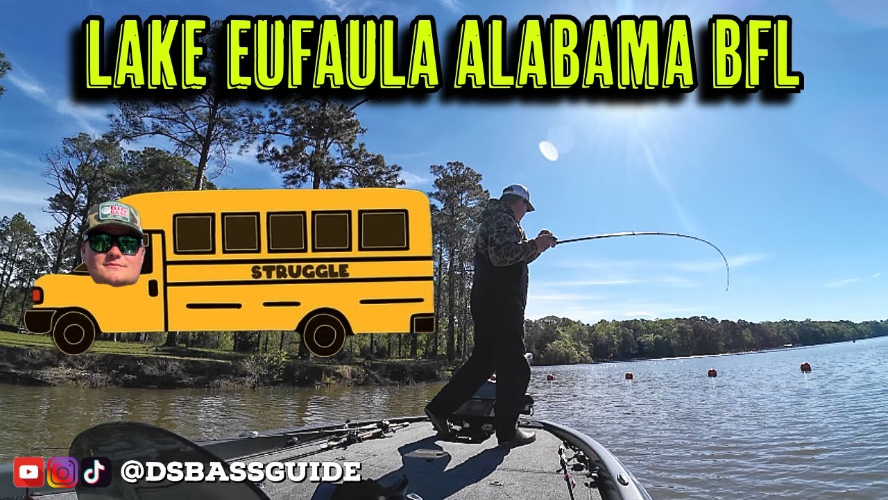 Lake Eufaula BFL Bass Fishing Tournament – ALL ABOARD THE STRUGGLE BUS!