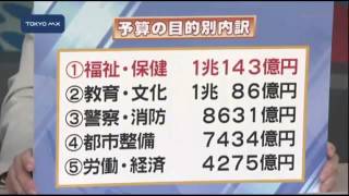 都　新年度予算を発表　東京モデルで健全財政　猪瀬カラーも