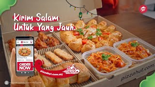 Kari Raya Pizza, Salam Dikirim Dengan Pizza