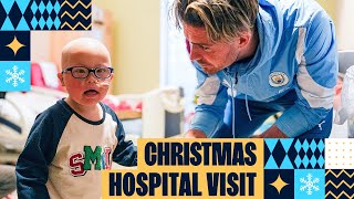 Man City players visit Royal Manchester Children's Hospital
