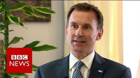 Jeremy Hunt: "No second wave of cyber attacks" BBC News