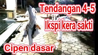 cipen dasar ikspi kera sakti (tendangan 4-5)