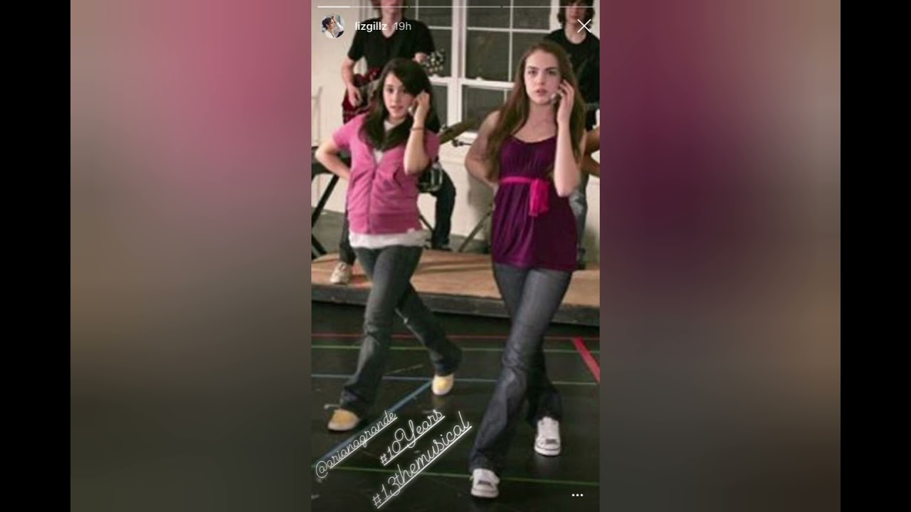 Ariana grande and Liz Gillies through the years