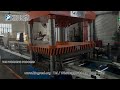 KINGREAL Transport The 230Ton Metal Ceiling Forming Press With Auto Feeding Machanical Arm To Turkey