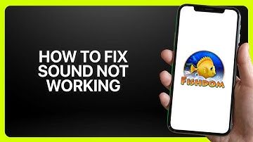 How To Fix Sound Not Working In Fishdom 2025! Tutorial