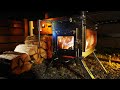 【最高や…】マジでキレイな炎が見れる薪ストーブがこちらです【CampingTogether M-STOVE V2　オーロラバーン/二次燃焼】