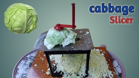 How to make cabbage Slicer Machine || DIY cabbage Slicer