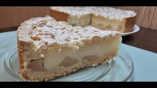 Яблочный пирог с заварным кремом (Шарлотка по Польски) // Apple Quiche (Charlotte in Polish) Яблочный пирог с заварным кремом (Шарлотка по Польски) // Apple Quiche (Charlotte in Polish)