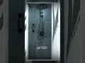 Before and After Luxury Bathroom Remodel | Bold Slate &amp; Marble Design