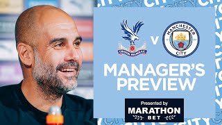 PEP PRESS CONFERENCE! | Crystal Palace v City | Premier League