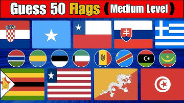 Guess the Flag in 3 seconds | 50 Random Flags #2023